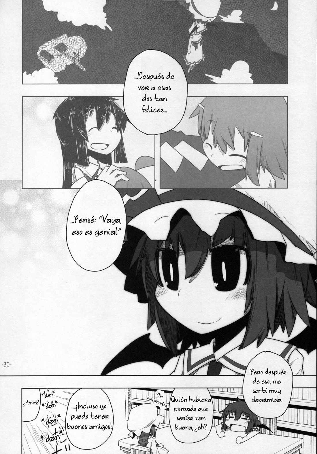 (C80) [Hachimitsu Zakura (Kamonari)] Cirno to Reimu no One Two Three 5 | Cirno and Reimu's One Two Three 5 (Touhou Project) [Spanish] {Riversolid} 28