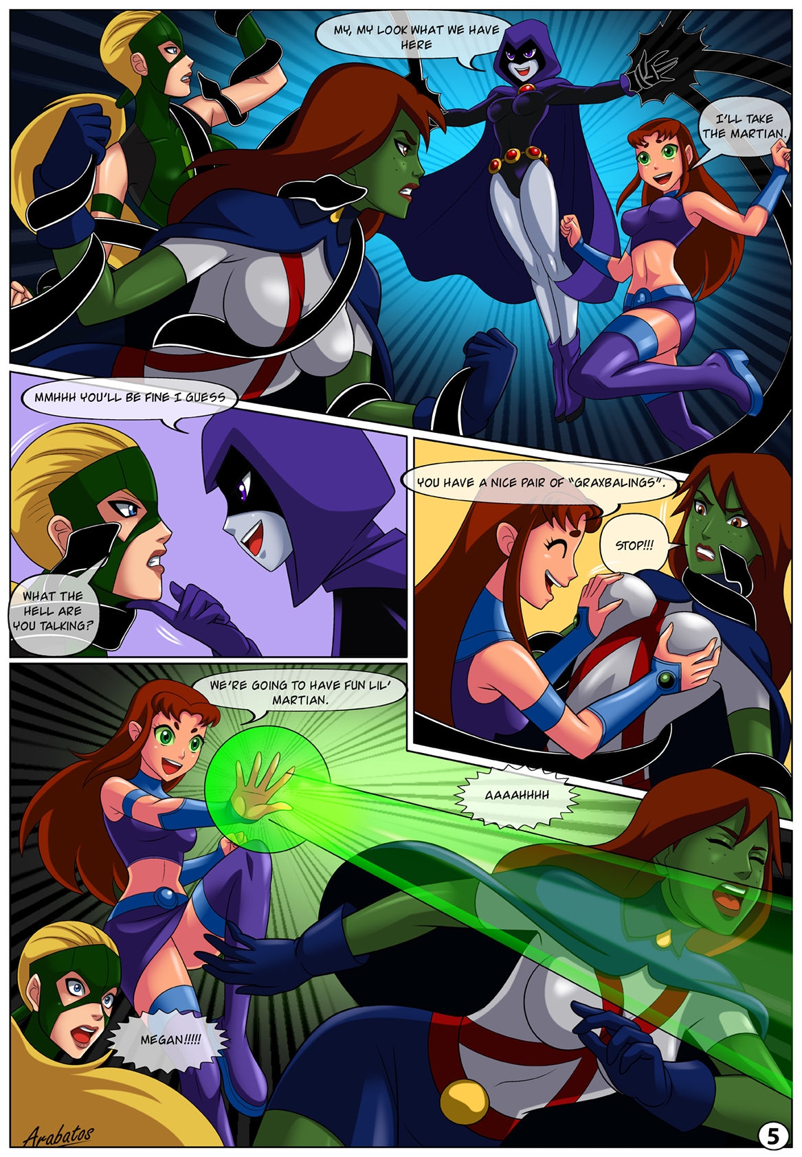 [Arabatos] Low Class Heroines (Teen Titans, Young Justice) 5