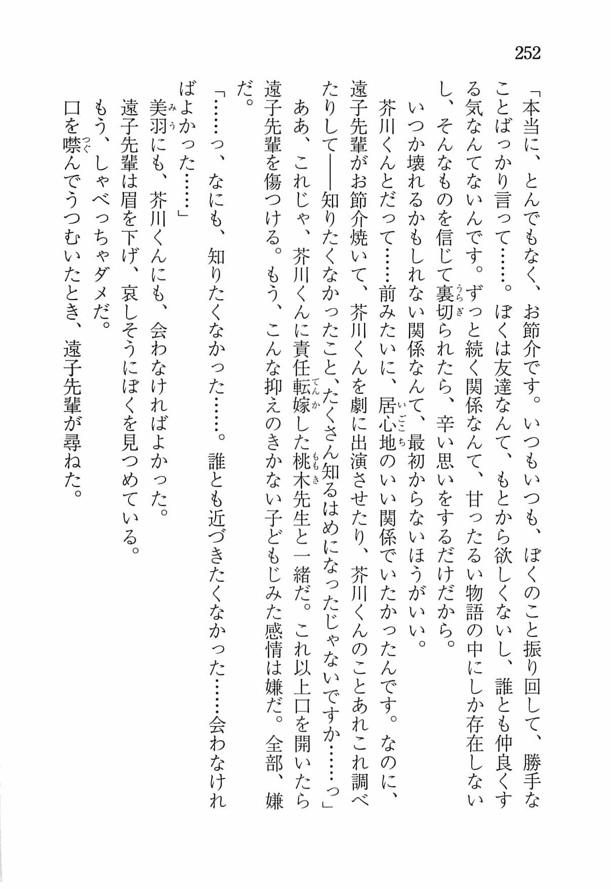 [Nomura Mizuki, Takeoka Miho] "Bungaku Shoujo" to Tsunagareta Fool 261