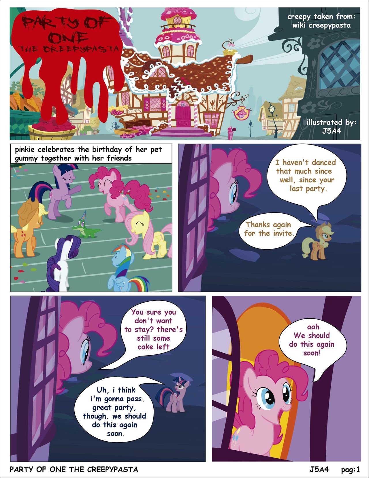 [j5a4] Party Of One (My Little Pony: Friendship is Magic) [English] 1