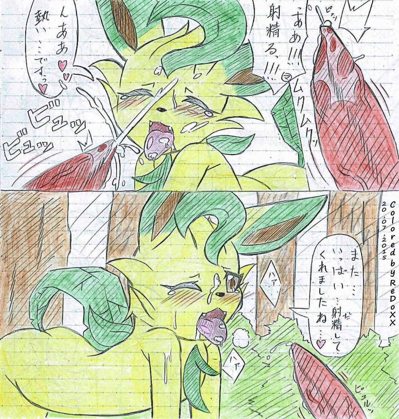 Leafeon X Quilava [Colorized by ReDoXX] 30