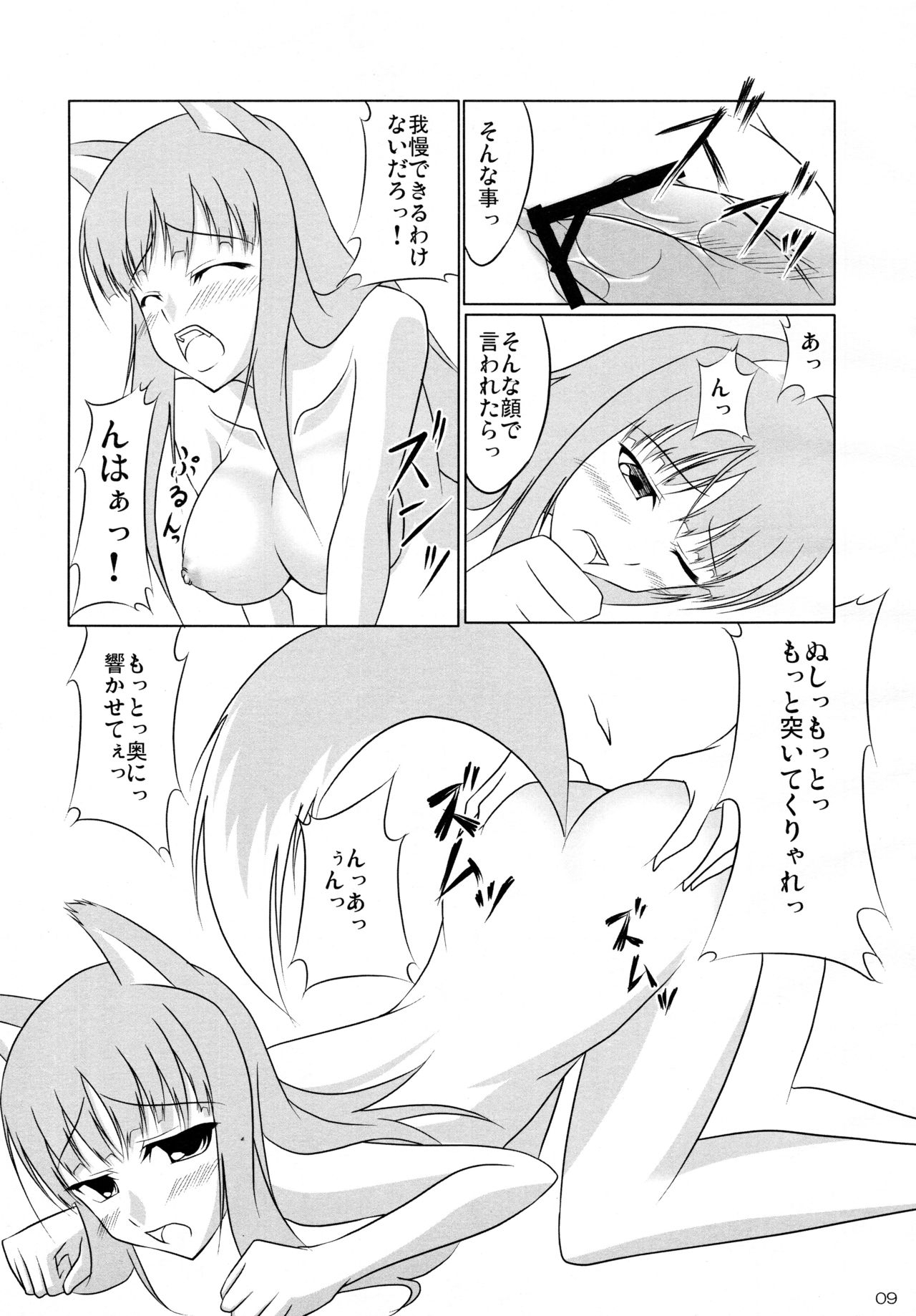 (COMIC1☆2) [Cream Cider, Taigaykuten-gou, Delusion (Karasuma Renya, L-S, Vancho)] Ookami to Ringo no Hachimitsuzuke (Spice and Wolf) 8