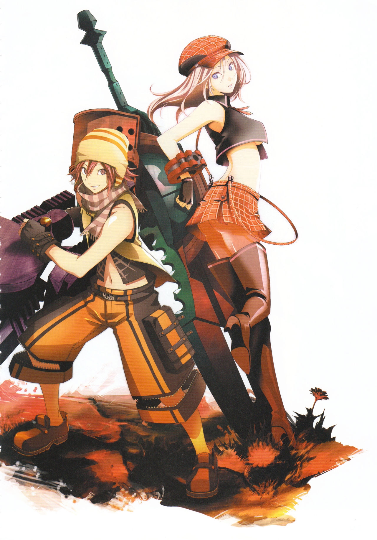 God Eater Burst & God Eater 2 Visual Artwooks 13