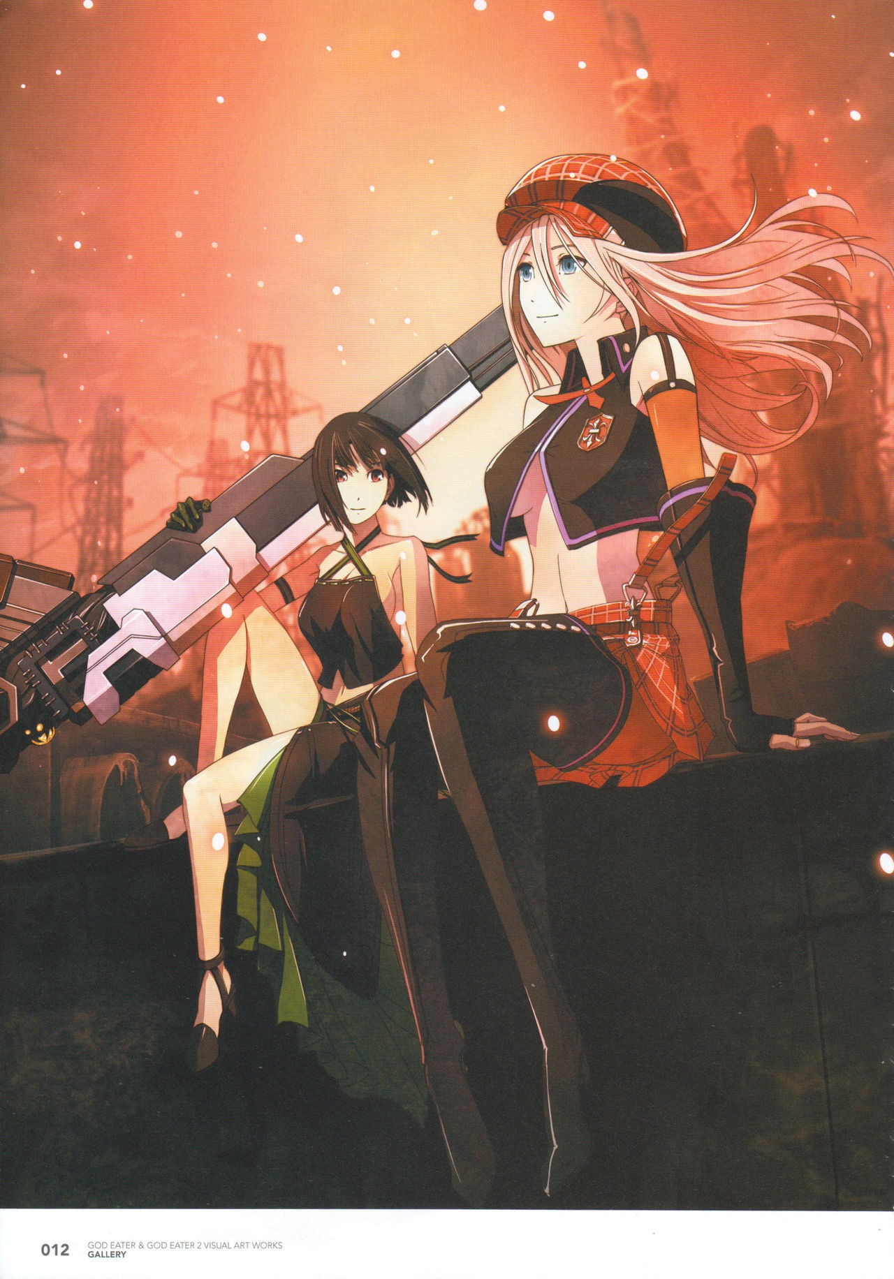 God Eater Burst & God Eater 2 Visual Artwooks 14