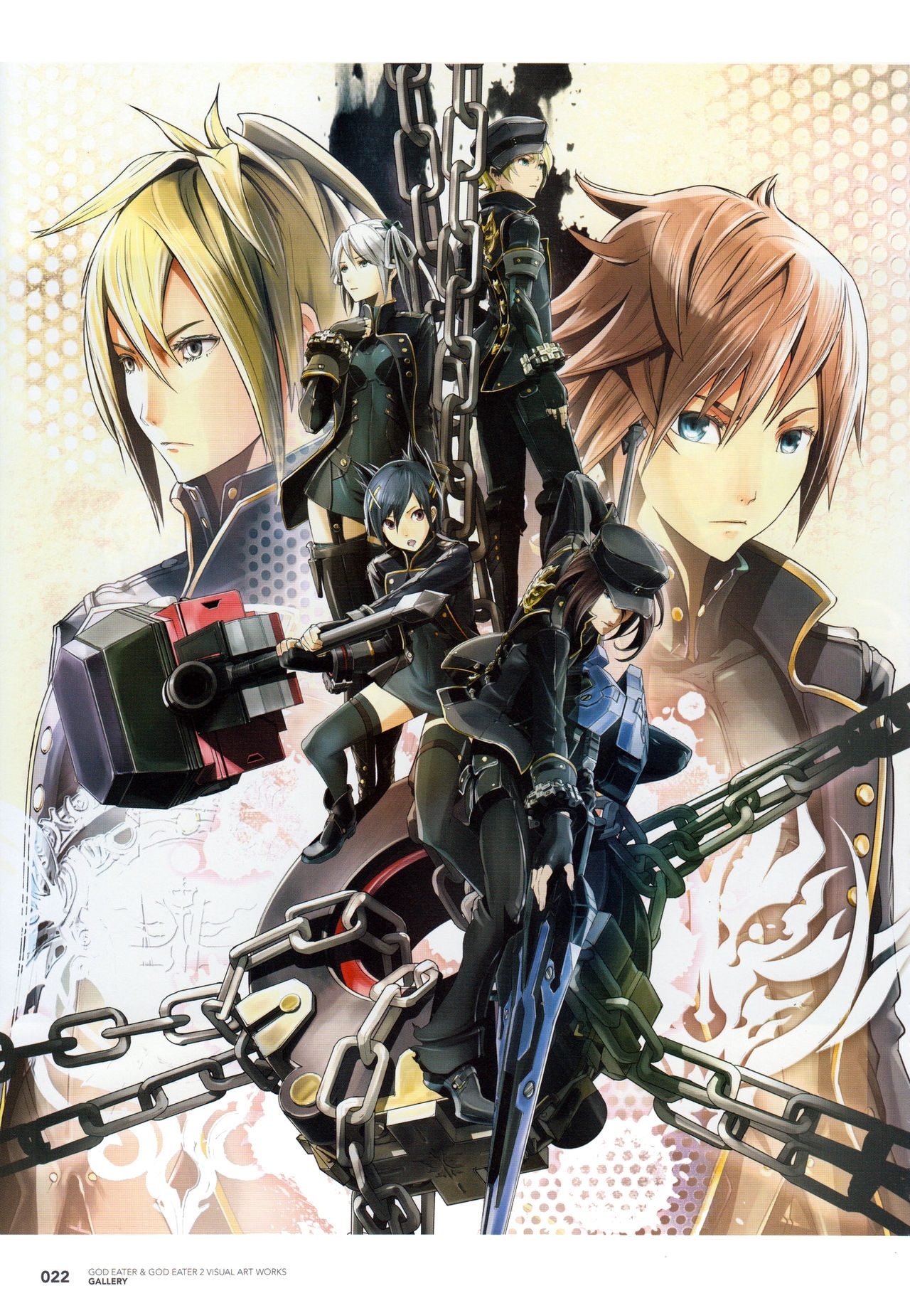 God Eater Burst & God Eater 2 Visual Artwooks 24