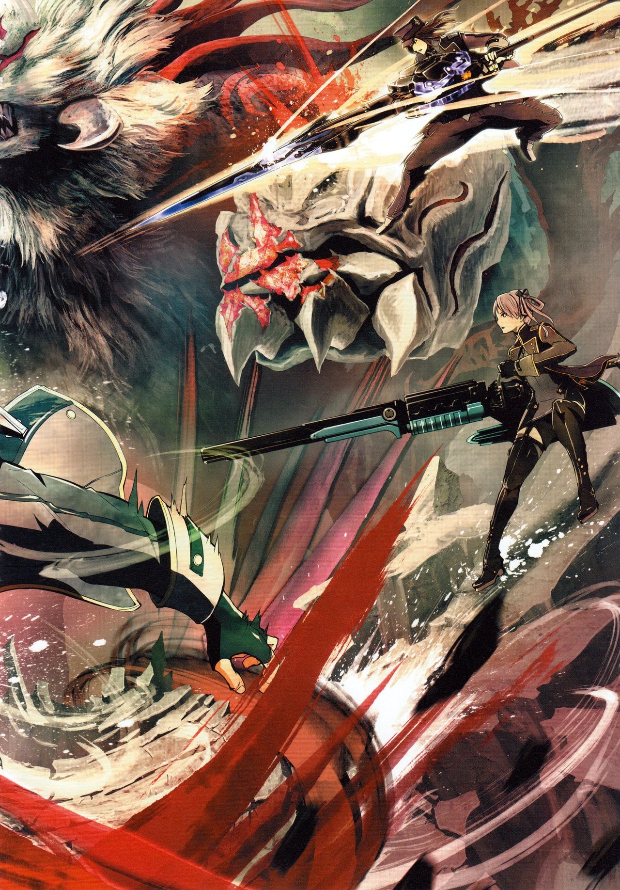 God Eater Burst & God Eater 2 Visual Artwooks 27