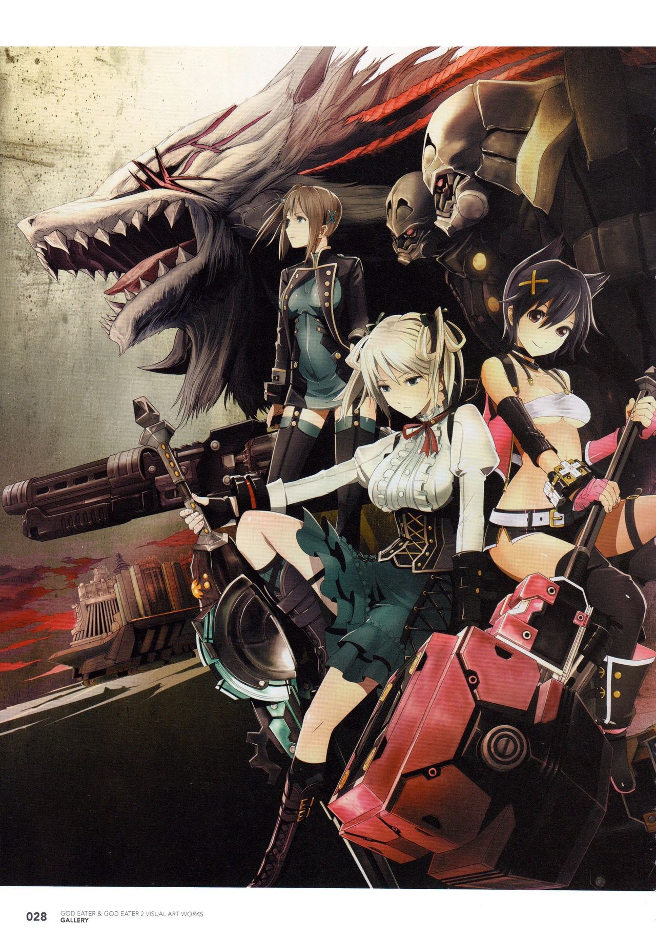 God Eater Burst & God Eater 2 Visual Artwooks 30