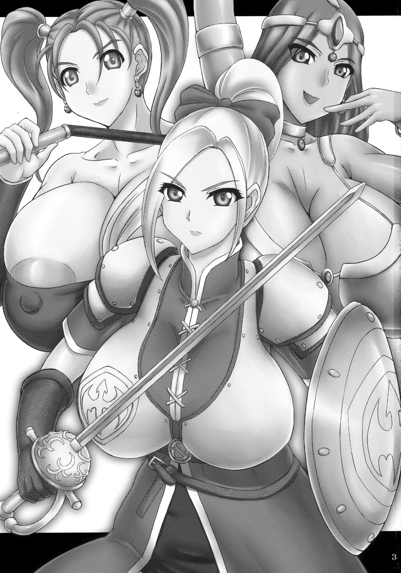 [Anglachel (Yamamura Natsuru)] HEROINES vs MONSTERS (Dragon Quest Heroes) [English] {bewbs666} 2
