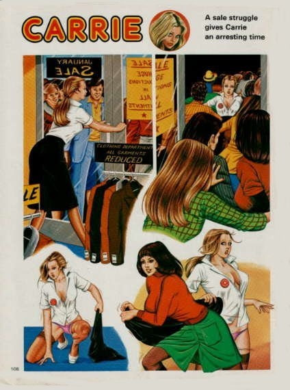 Carrie Carton Girl Strip Complete 1972-1988 124