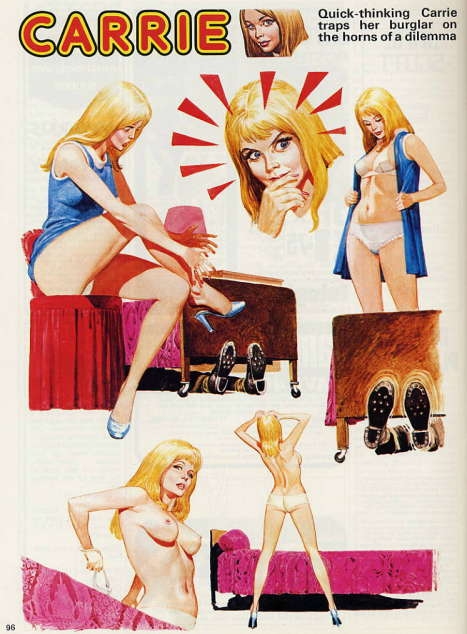 Carrie Carton Girl Strip Complete 1972-1988 18