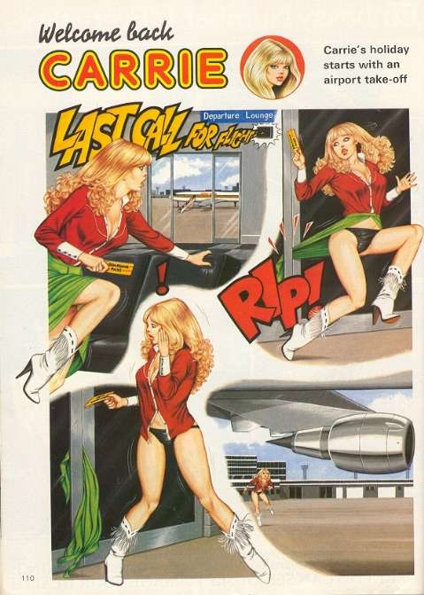 Carrie Carton Girl Strip Complete 1972-1988 206