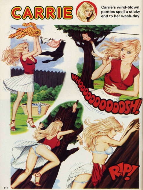 Carrie Carton Girl Strip Complete 1972-1988 218