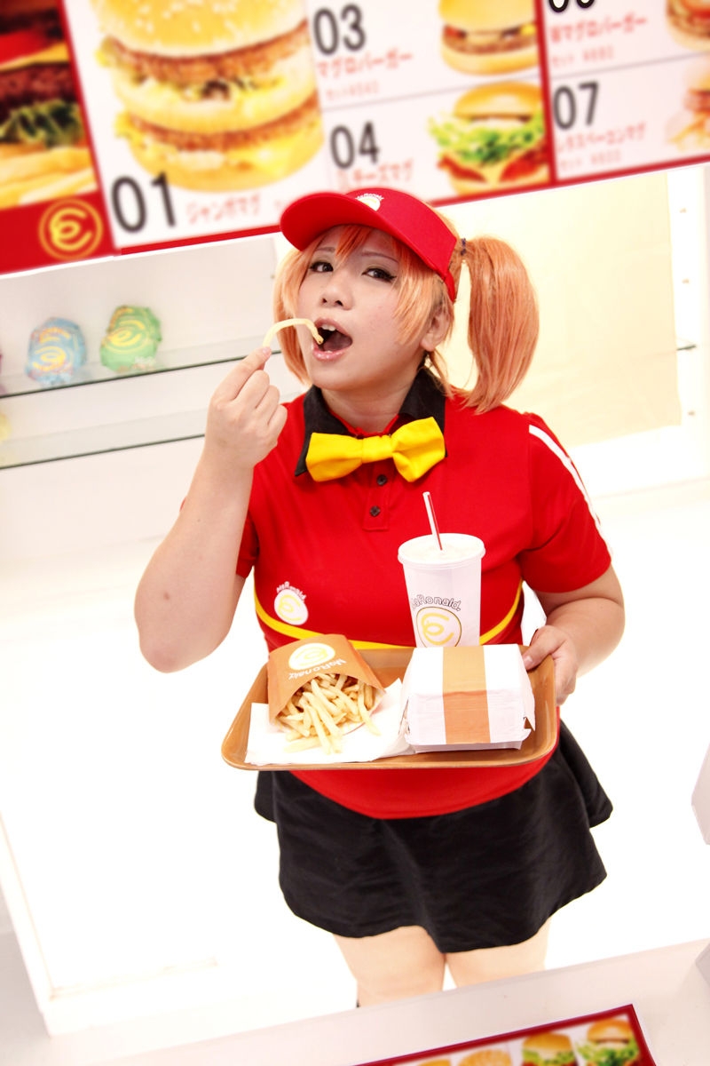 (C84) [mariposa luz de la luna (Chouzuki Maryou)] Gochuumon wa Big Maguro Burger Set desu ne, Tsuika de Chiho wa Ikaga desu ka? (Hataraku Maou-sama!) 89