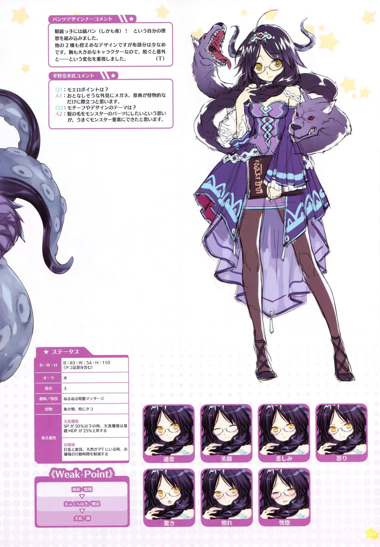 Moero Chronicle official art book 235