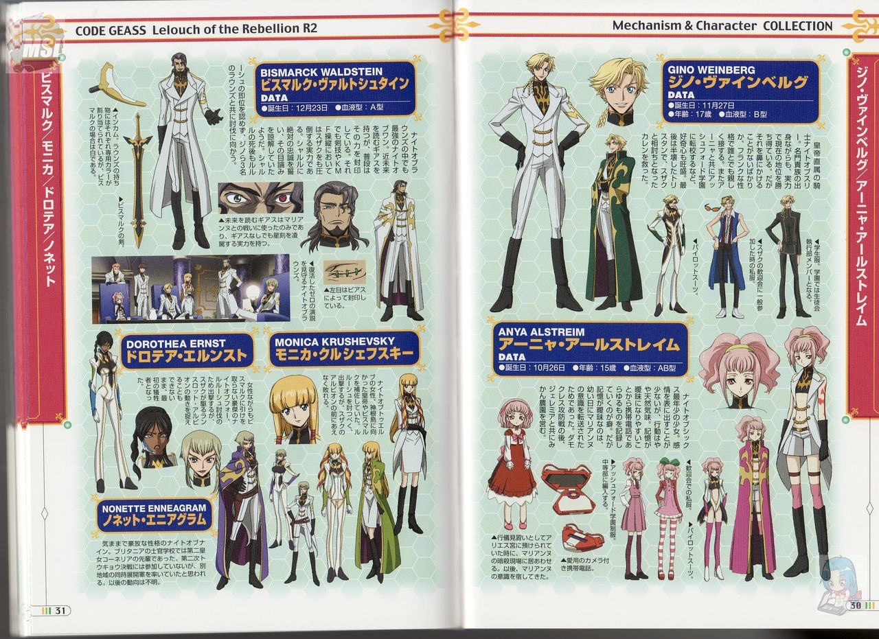 Dengeki Data Collection 27 Code Geass R2 15