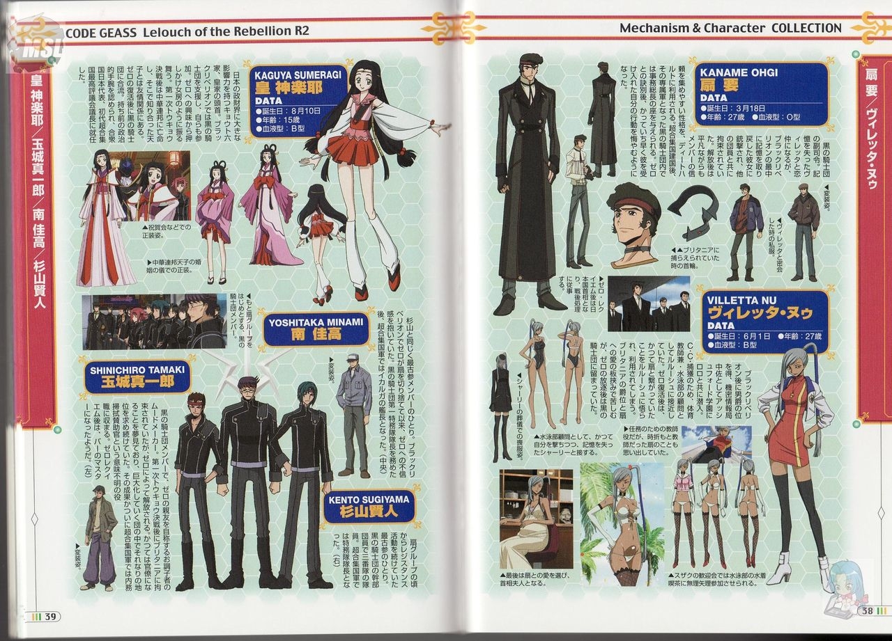 Dengeki Data Collection 27 Code Geass R2 19