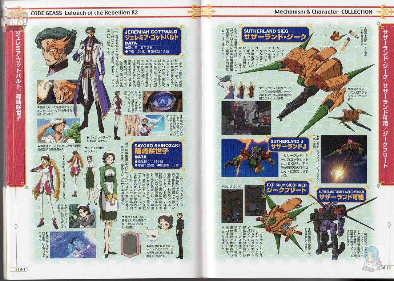 Dengeki Data Collection 27 Code Geass R2 23