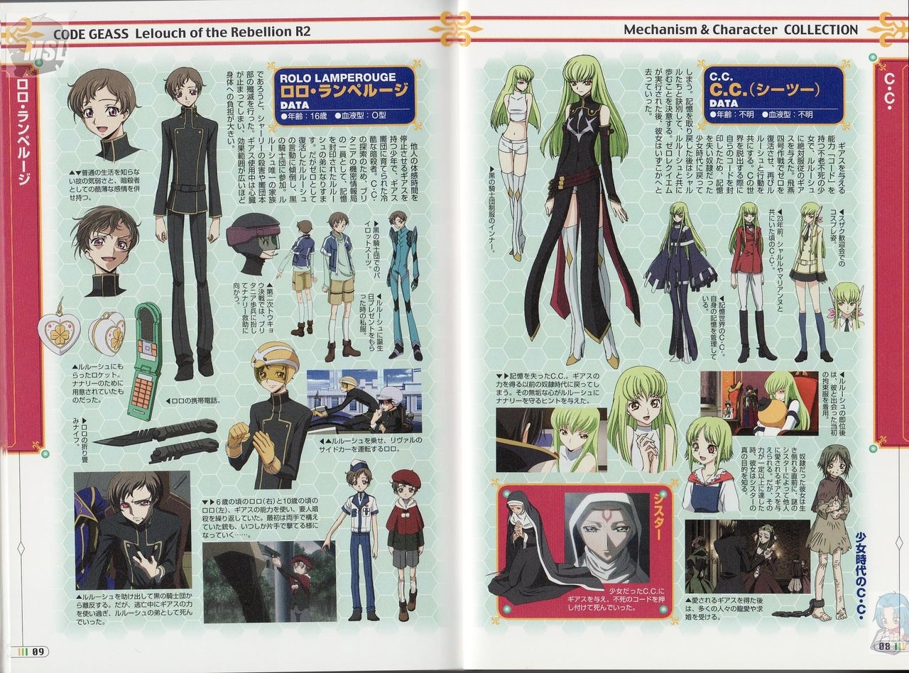 Dengeki Data Collection 27 Code Geass R2 4