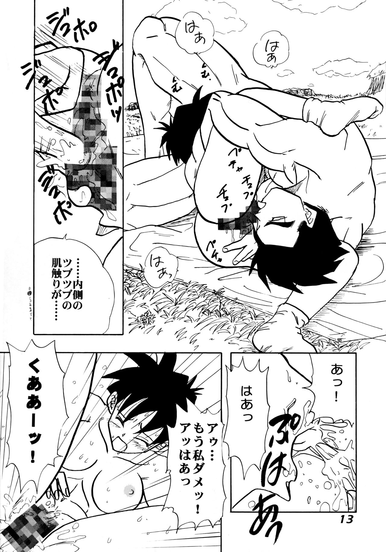 (C52) [Chirigami Goya, Fusuma Goten (Shouji Haruzo)] Irohani (Dragon Ball GT) 12
