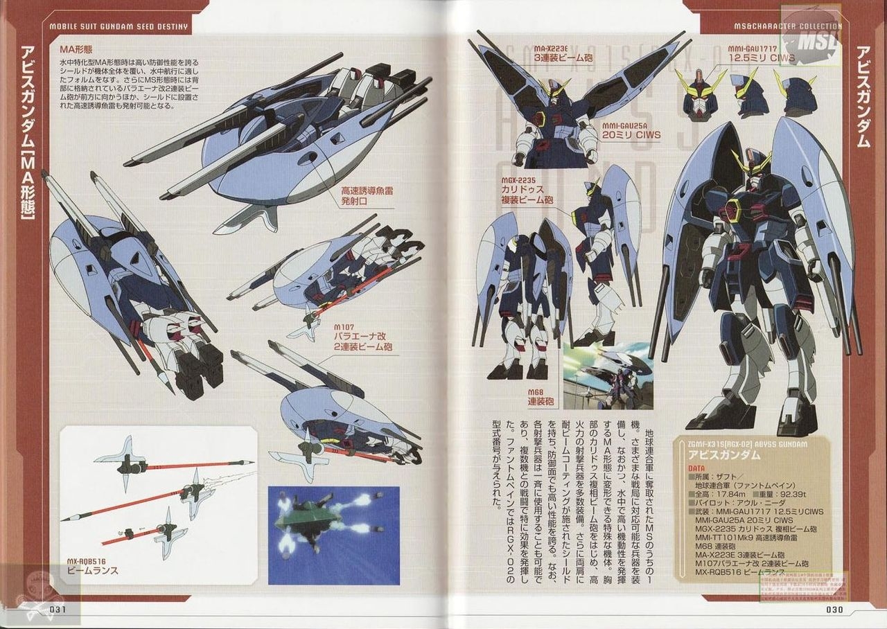 Dengeki Data Collection - Mobile Suit Gundam - SEED DESTINY Part 1 16