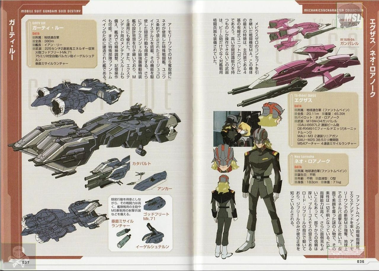 Dengeki Data Collection - Mobile Suit Gundam - SEED DESTINY Part 1 19