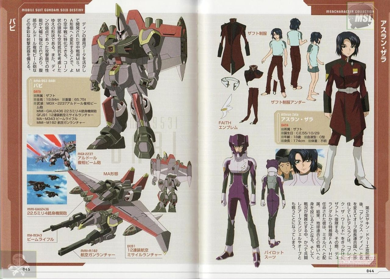 Dengeki Data Collection - Mobile Suit Gundam - SEED DESTINY Part 1 23