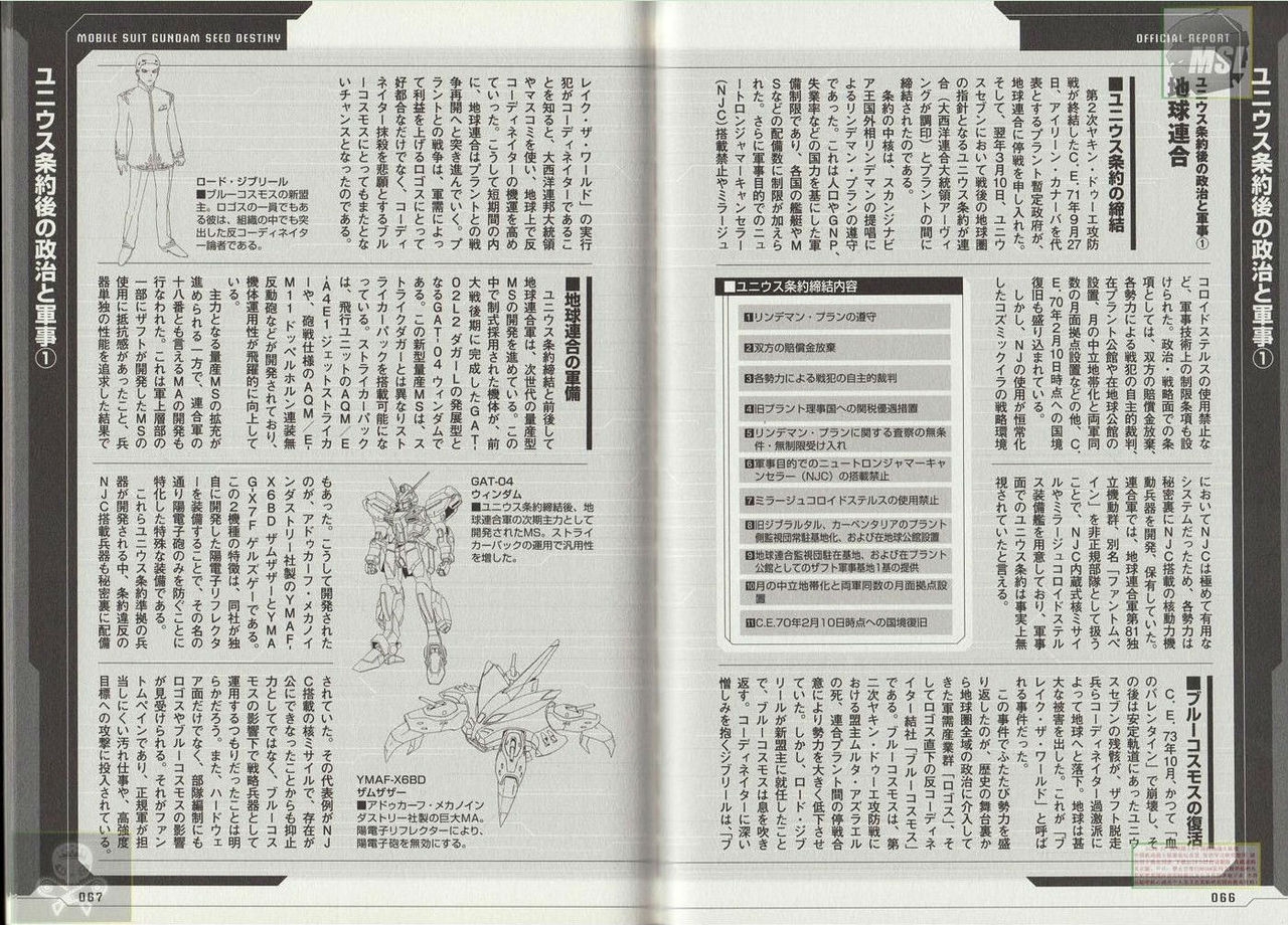 Dengeki Data Collection - Mobile Suit Gundam - SEED DESTINY Part 1 34