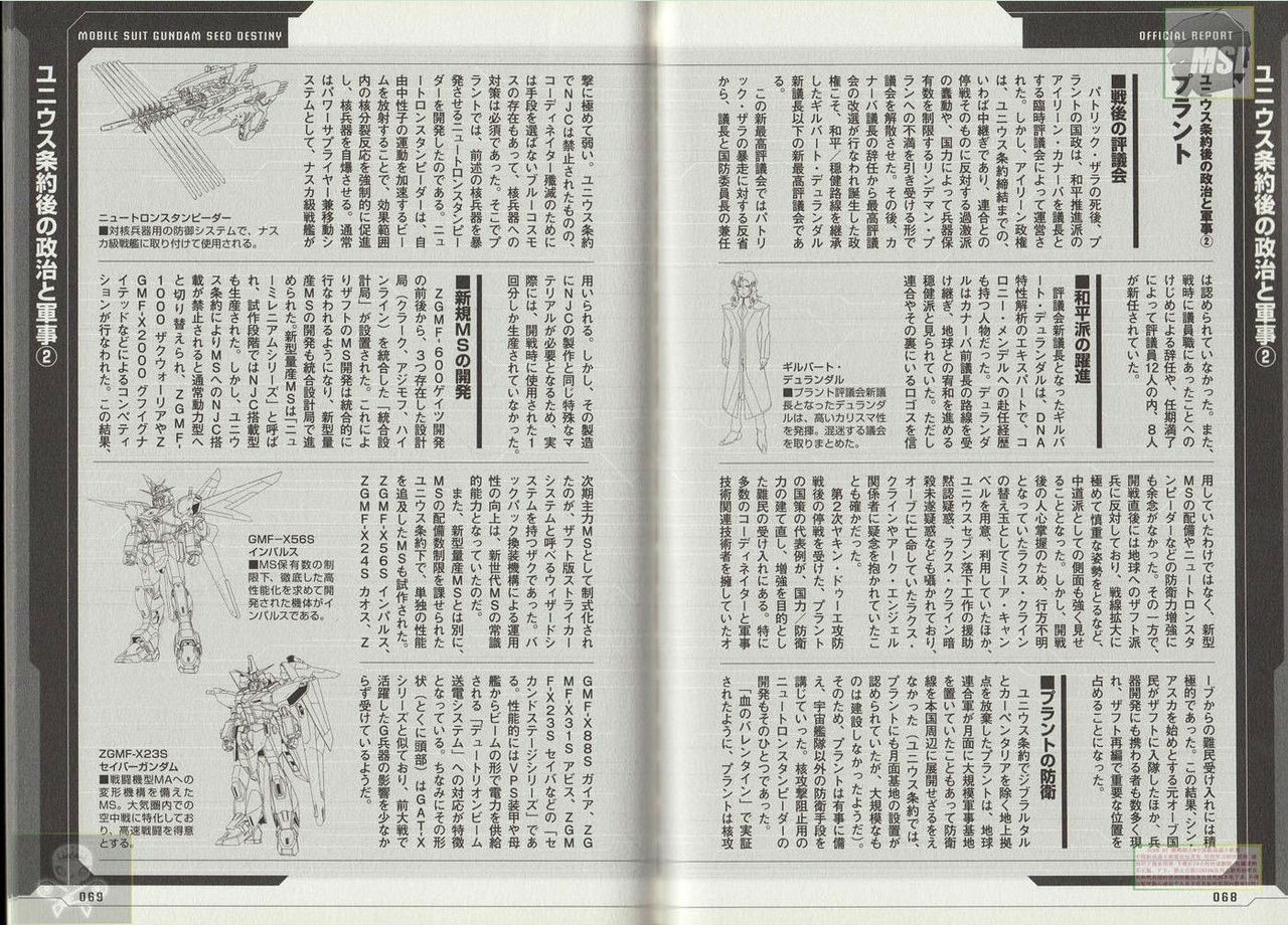 Dengeki Data Collection - Mobile Suit Gundam - SEED DESTINY Part 1 35
