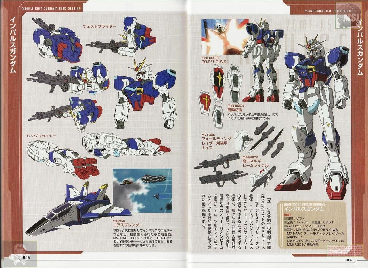 Dengeki Data Collection - Mobile Suit Gundam - SEED DESTINY Part 1 3