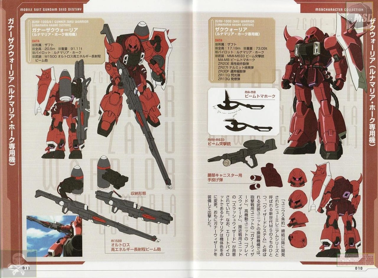 Dengeki Data Collection - Mobile Suit Gundam - SEED DESTINY Part 1 6
