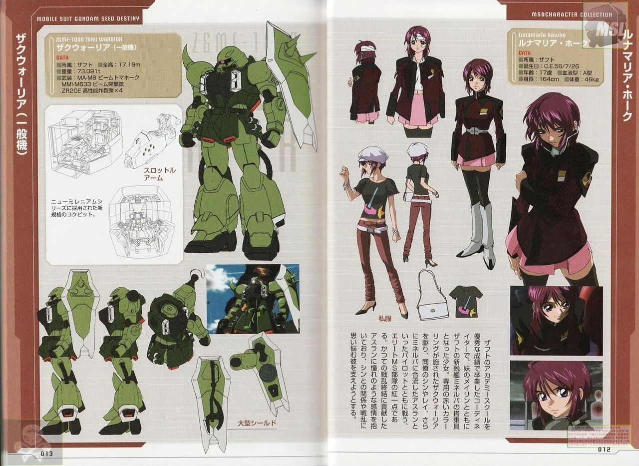 Dengeki Data Collection - Mobile Suit Gundam - SEED DESTINY Part 1 7