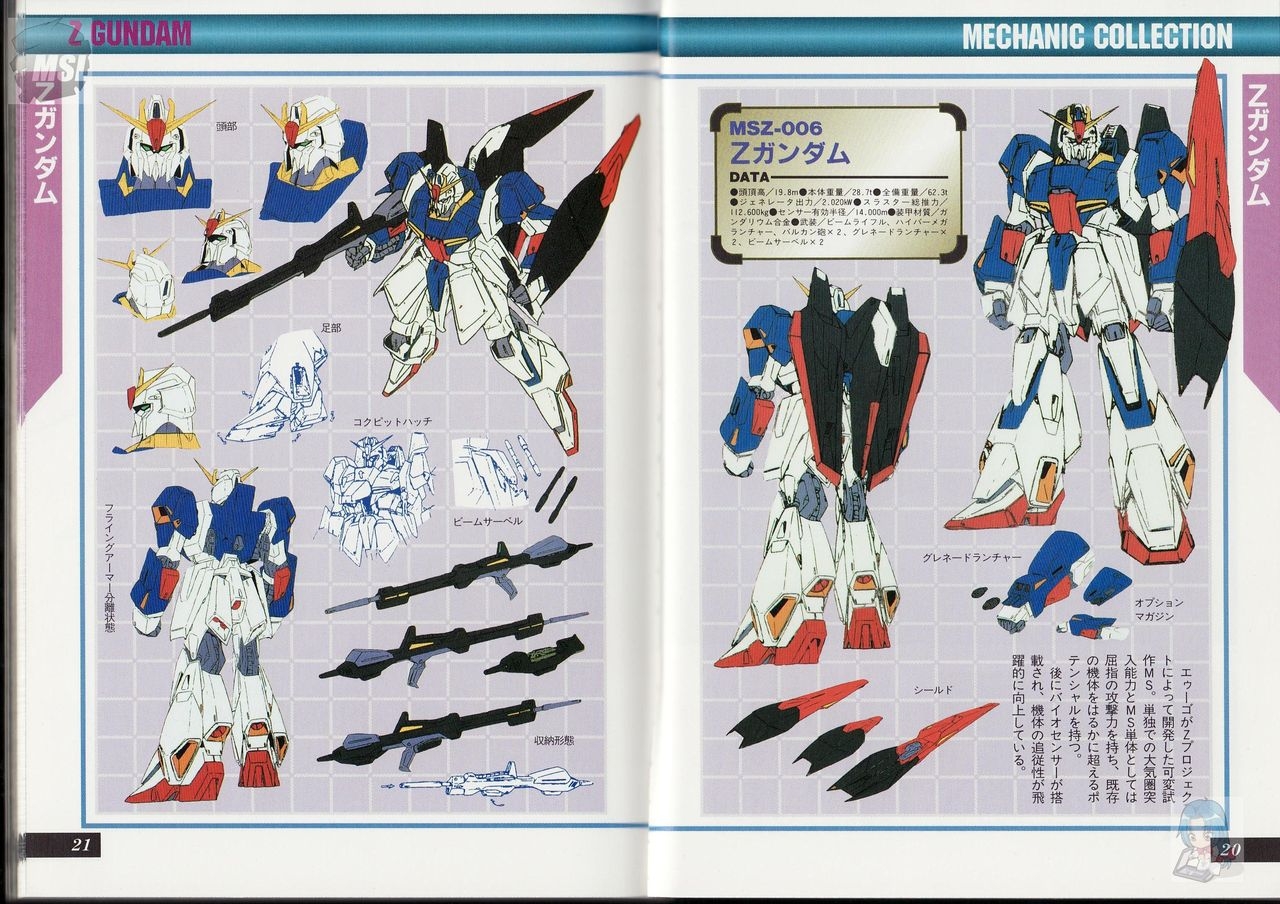 Dengeki Data Collection No.5 - Mobile Suit Gundam Z Gekan 13