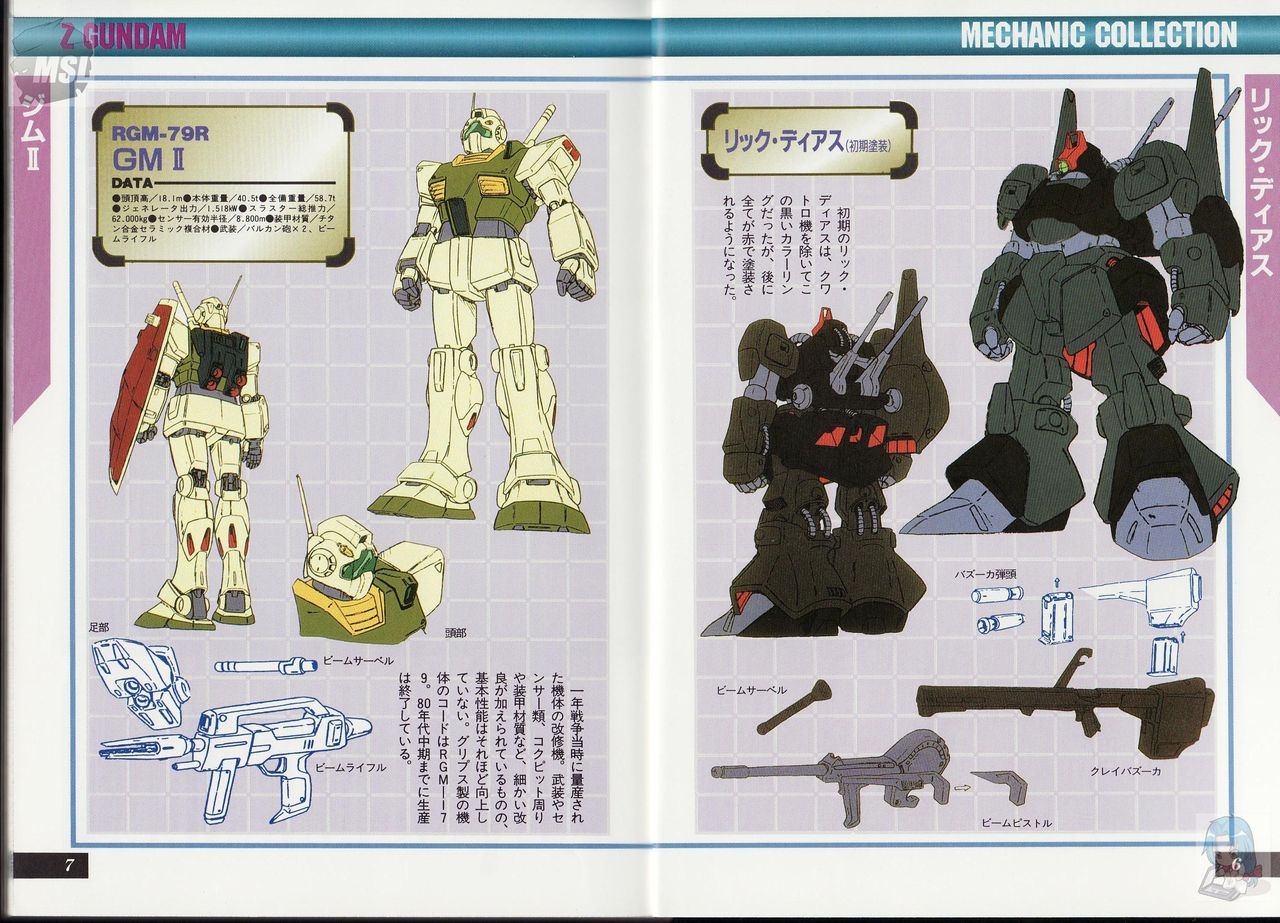Dengeki Data Collection No.5 - Mobile Suit Gundam Z Gekan 6