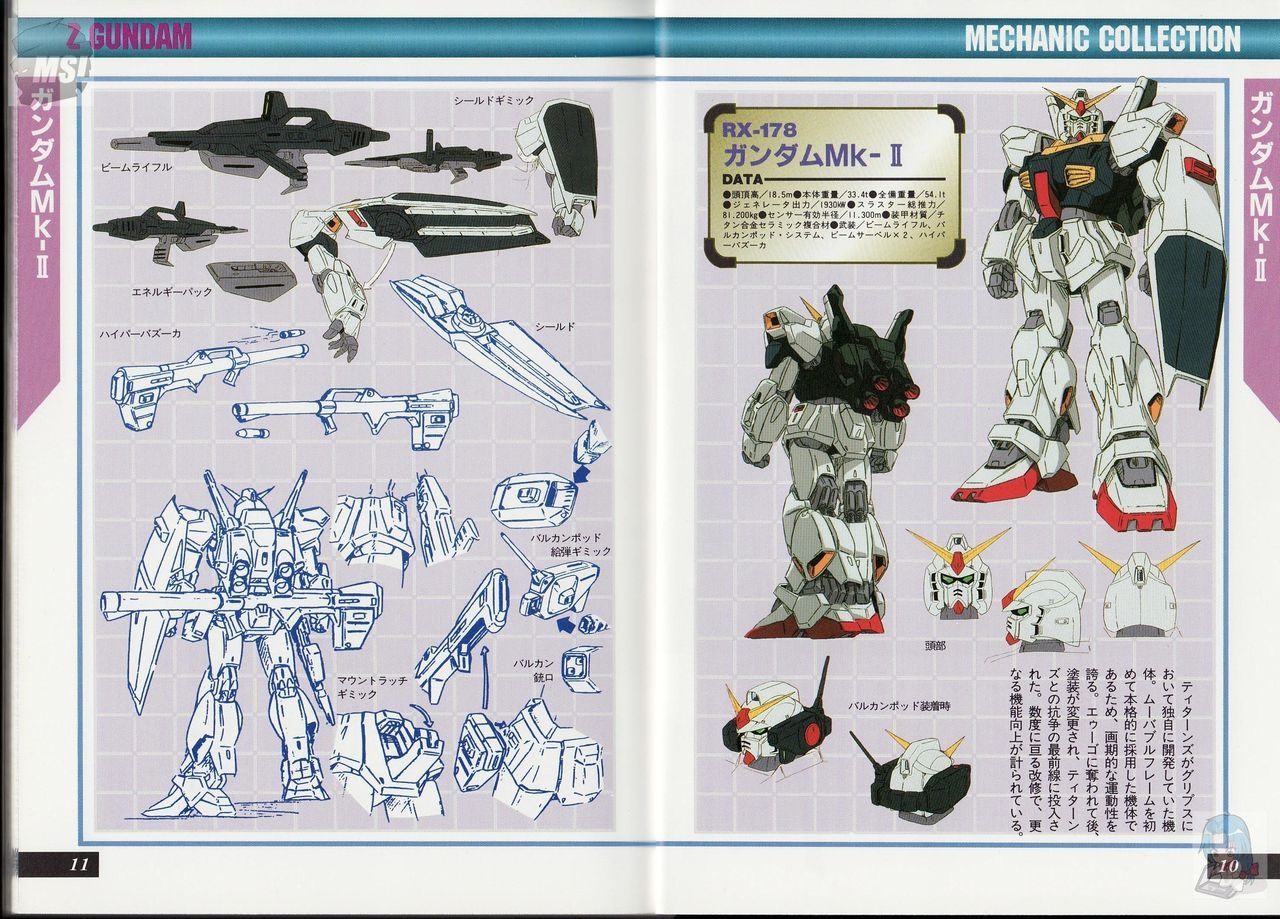 Dengeki Data Collection No.5 - Mobile Suit Gundam Z Gekan 8