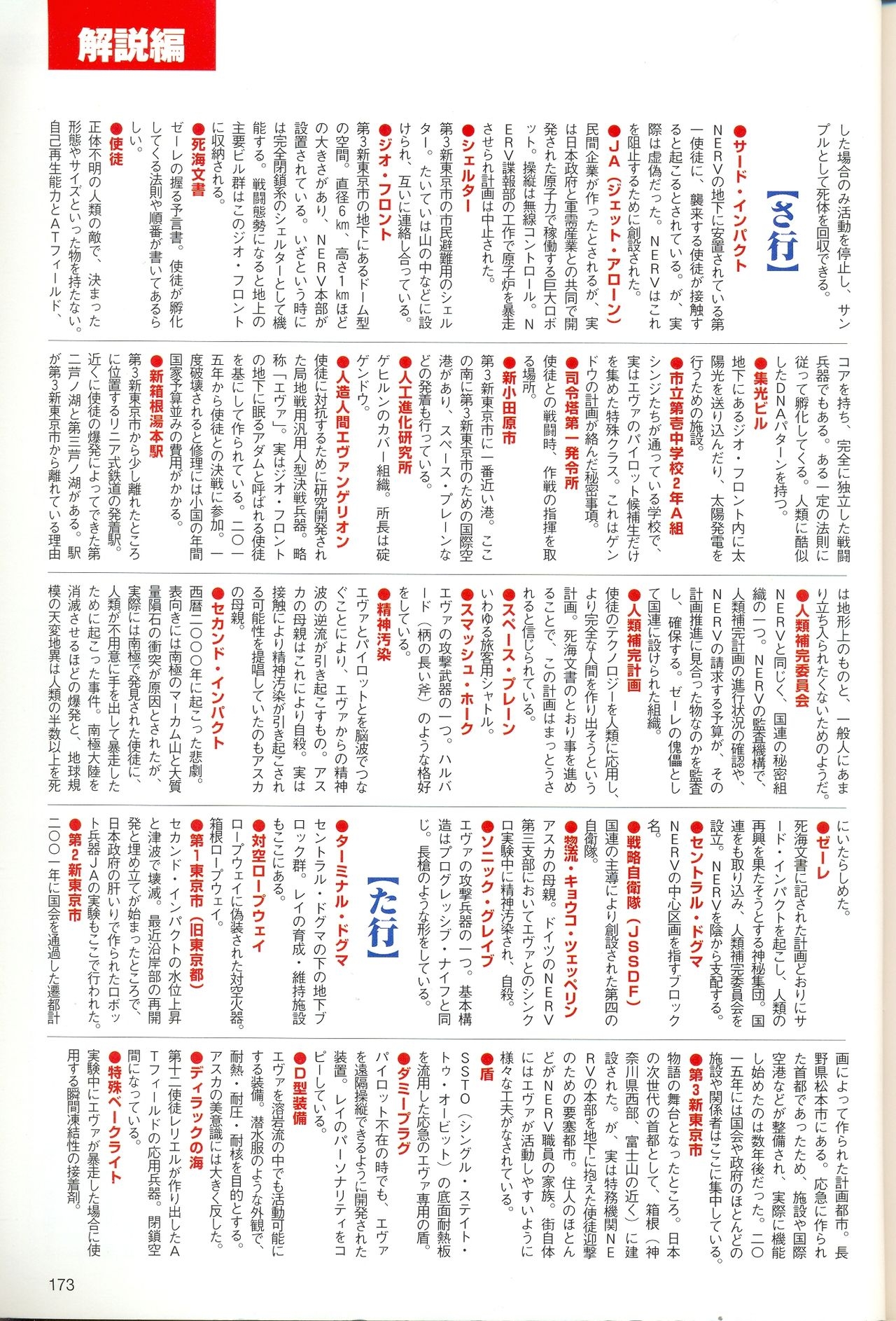 Neon Genesis Evangelion - 2nd Impression Sega Saturn Perfect Guide 172