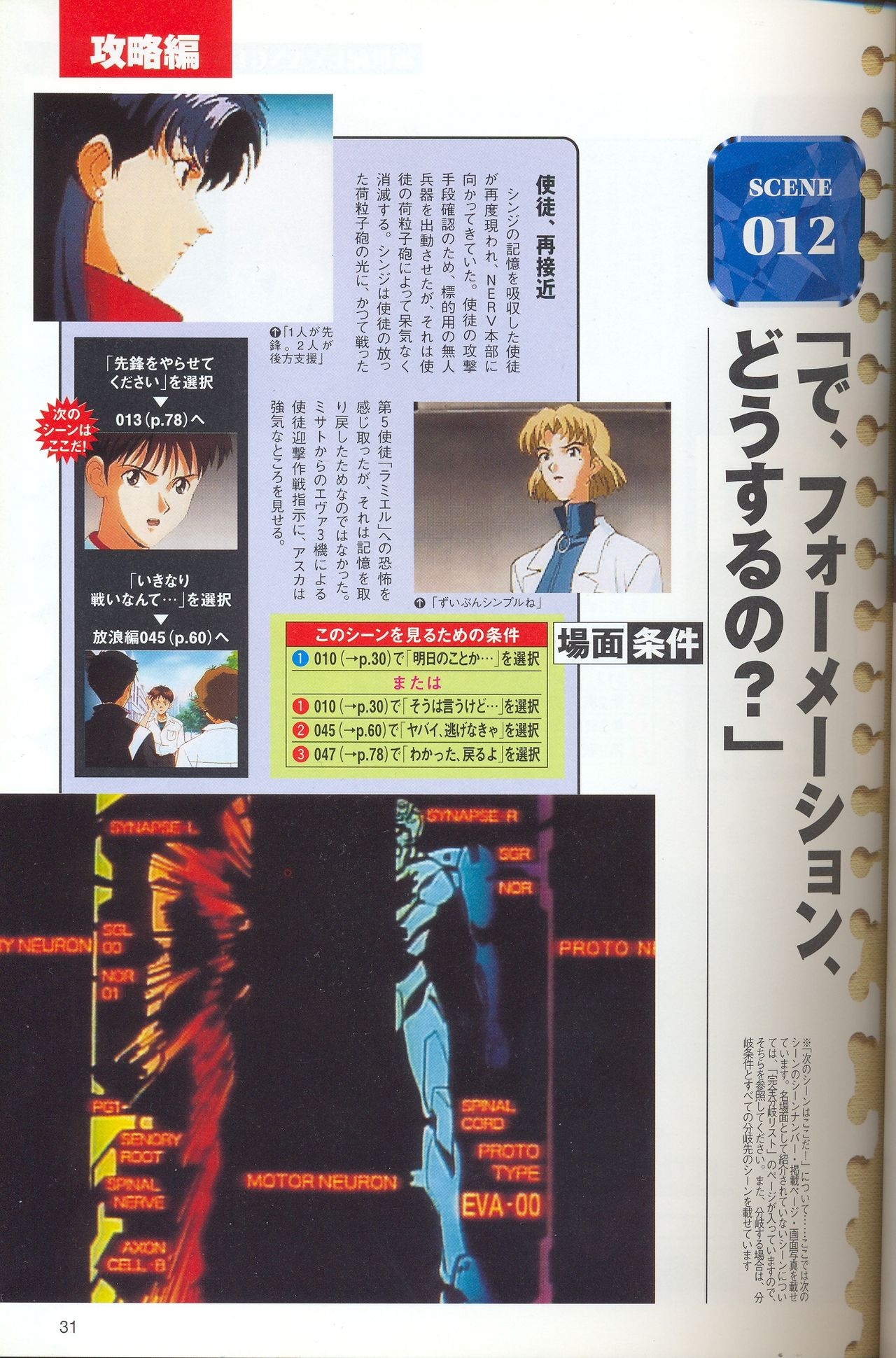 Neon Genesis Evangelion - 2nd Impression Sega Saturn Perfect Guide 30