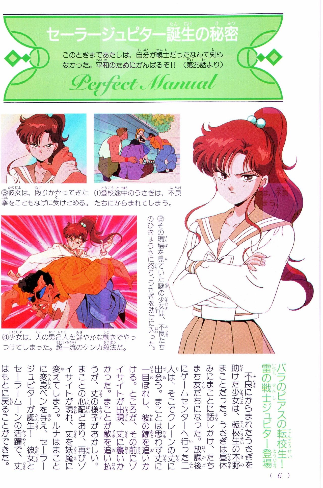 Sailor Moon Official Fan Book – Sailor Jupiter 5