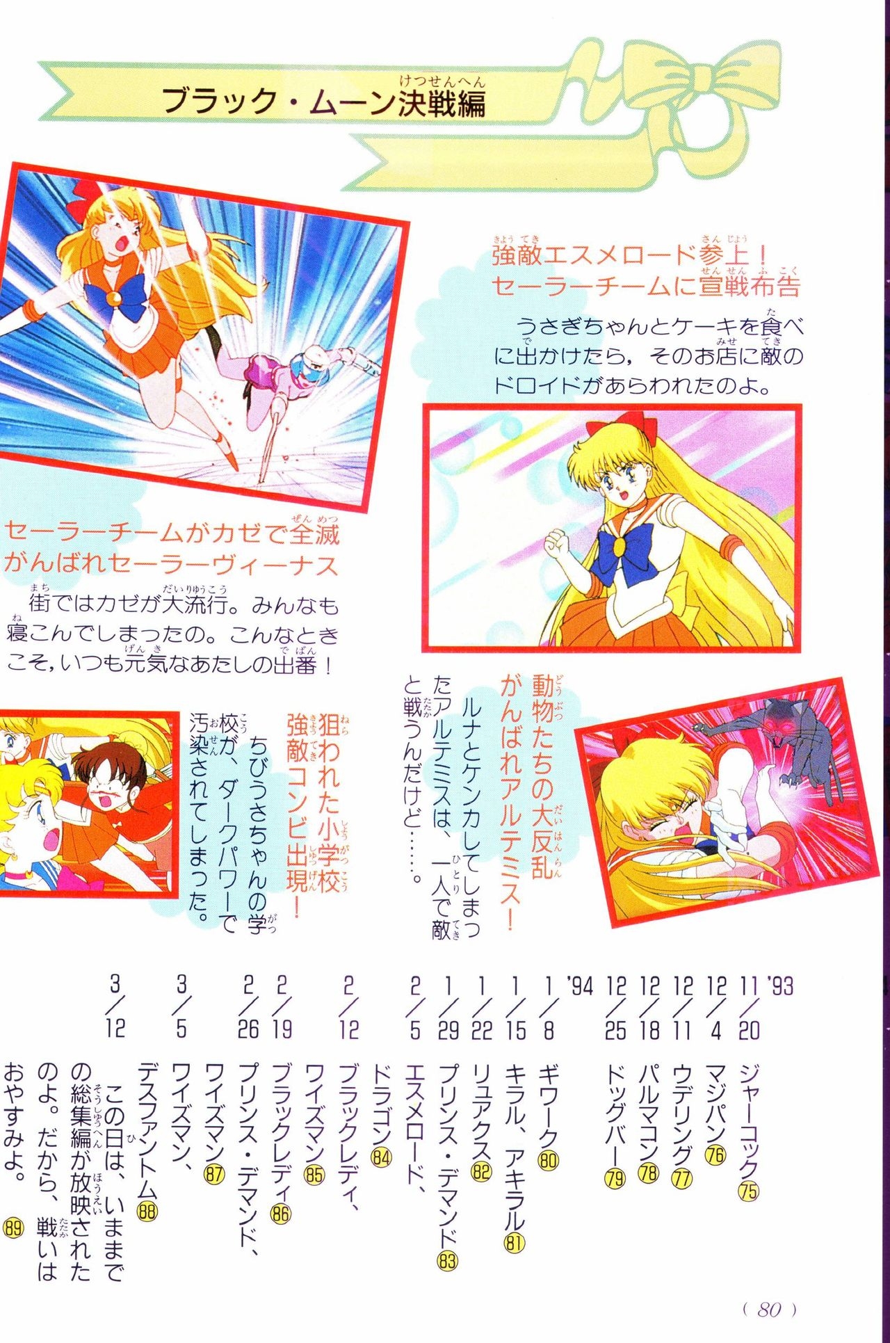 Sailor Moon Official Fan Book - Sailor Venus 14