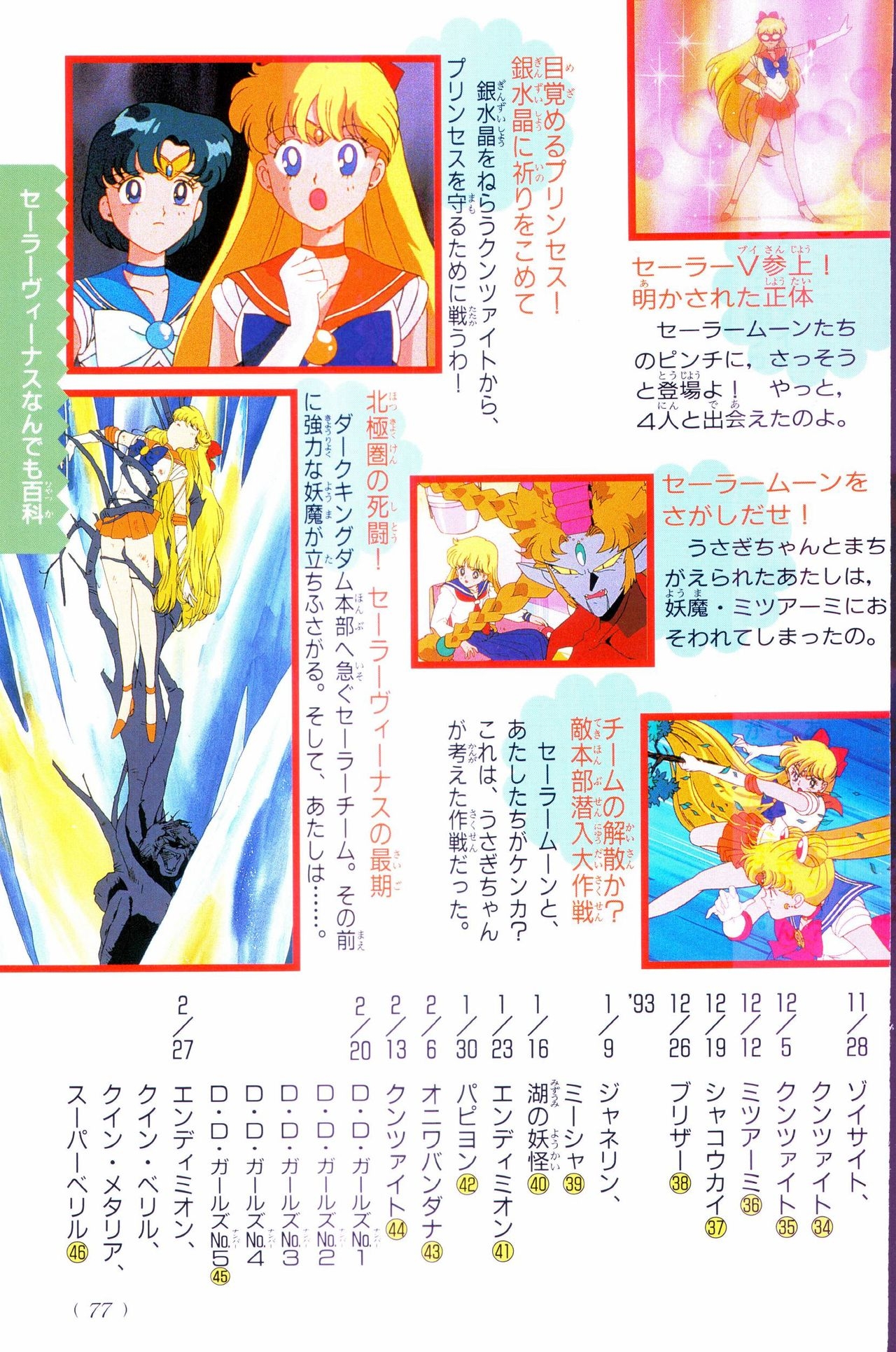 Sailor Moon Official Fan Book - Sailor Venus 17