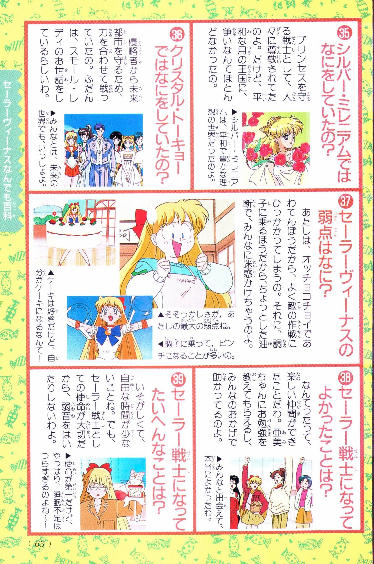 Sailor Moon Official Fan Book - Sailor Venus 31