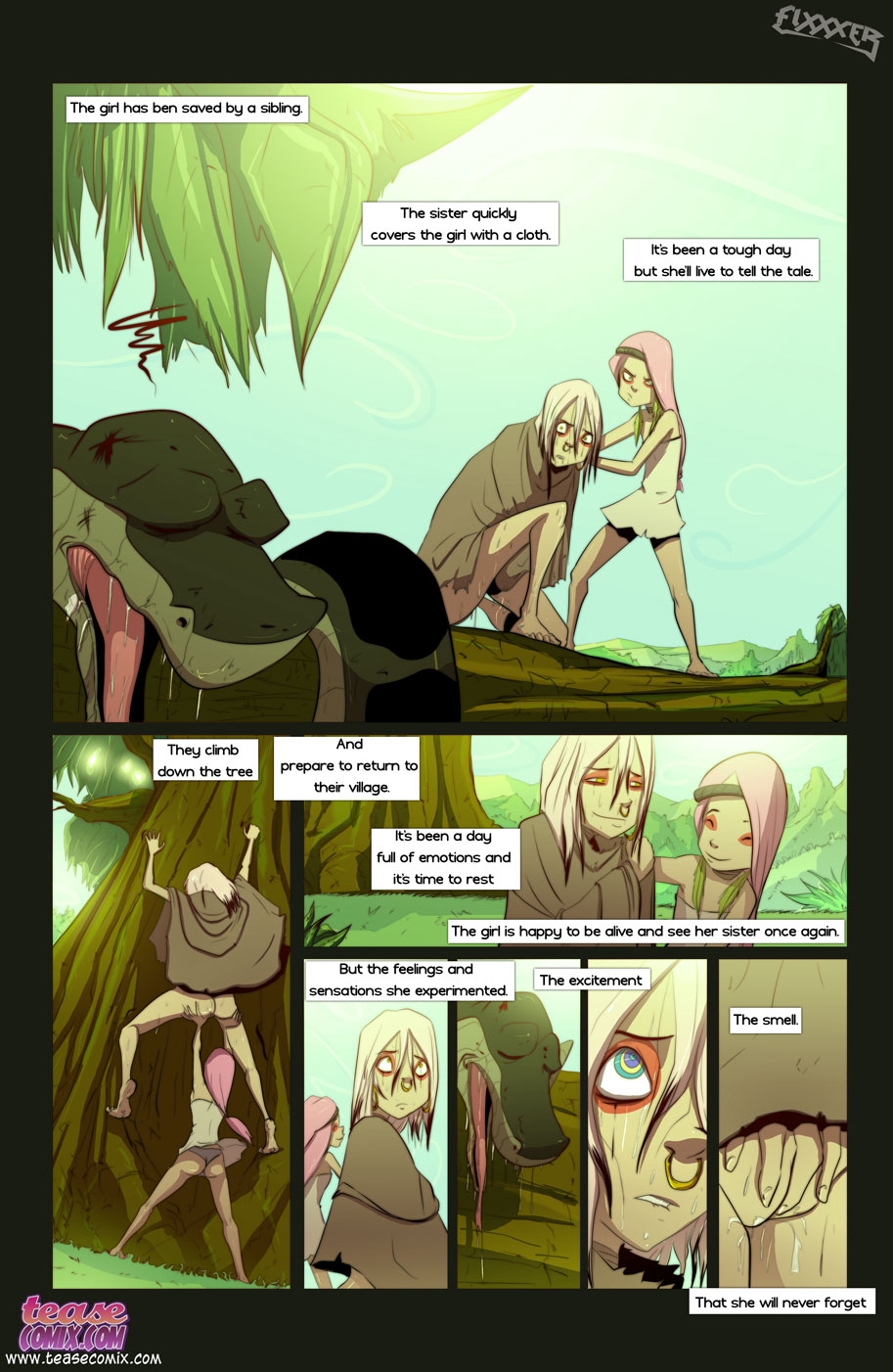 [TeaseComix (Fixxxer)] Of The Snake and The Girl #1 (The Jungle Book) 22