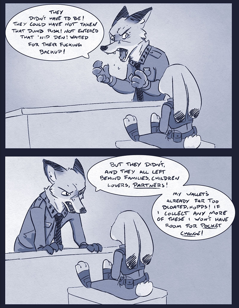 [Mead] Judy is dead AU 2 - Pocket Change (Zootopia) 3