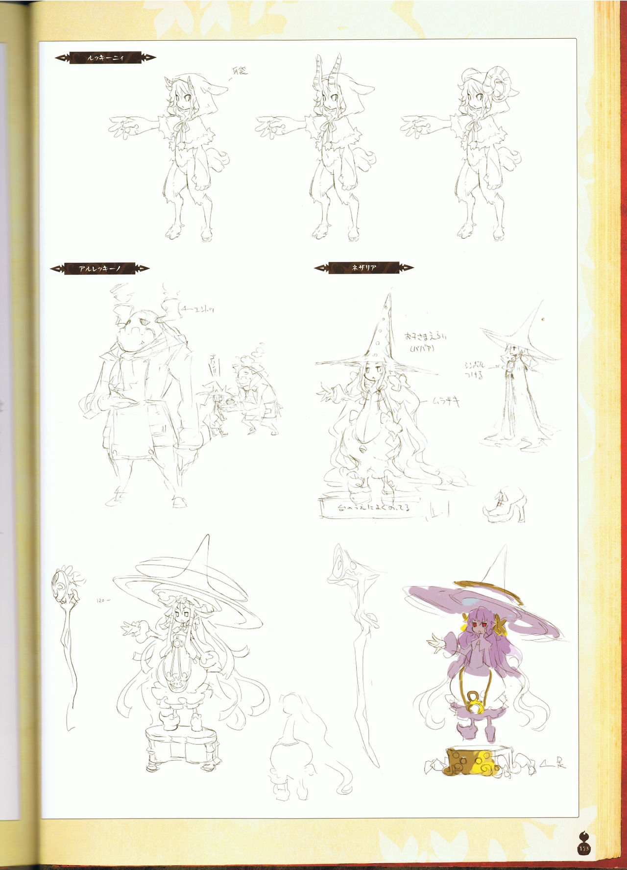The Witch and the Hundred Knight Official Art Book 178