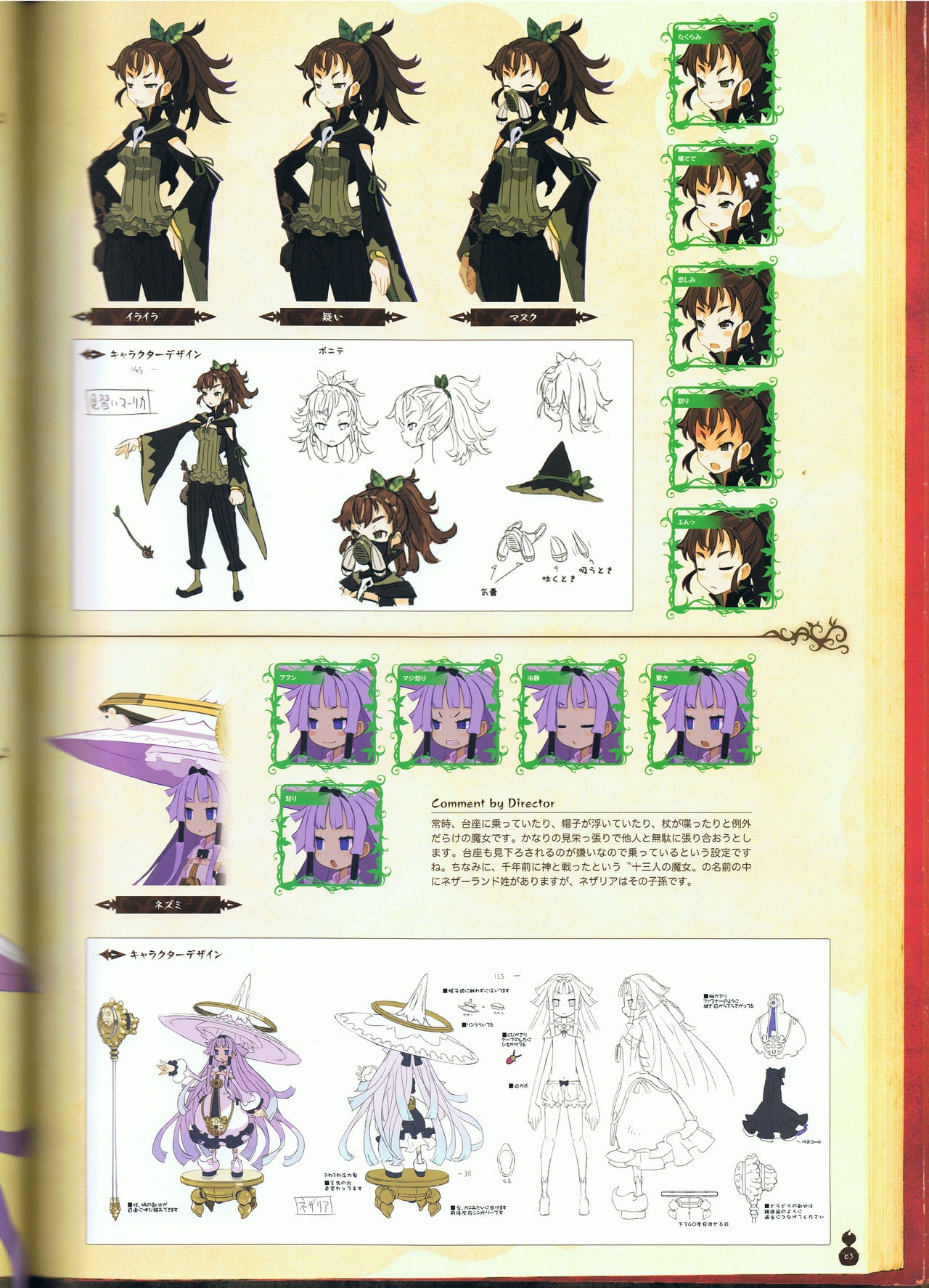 The Witch and the Hundred Knight Official Art Book 88