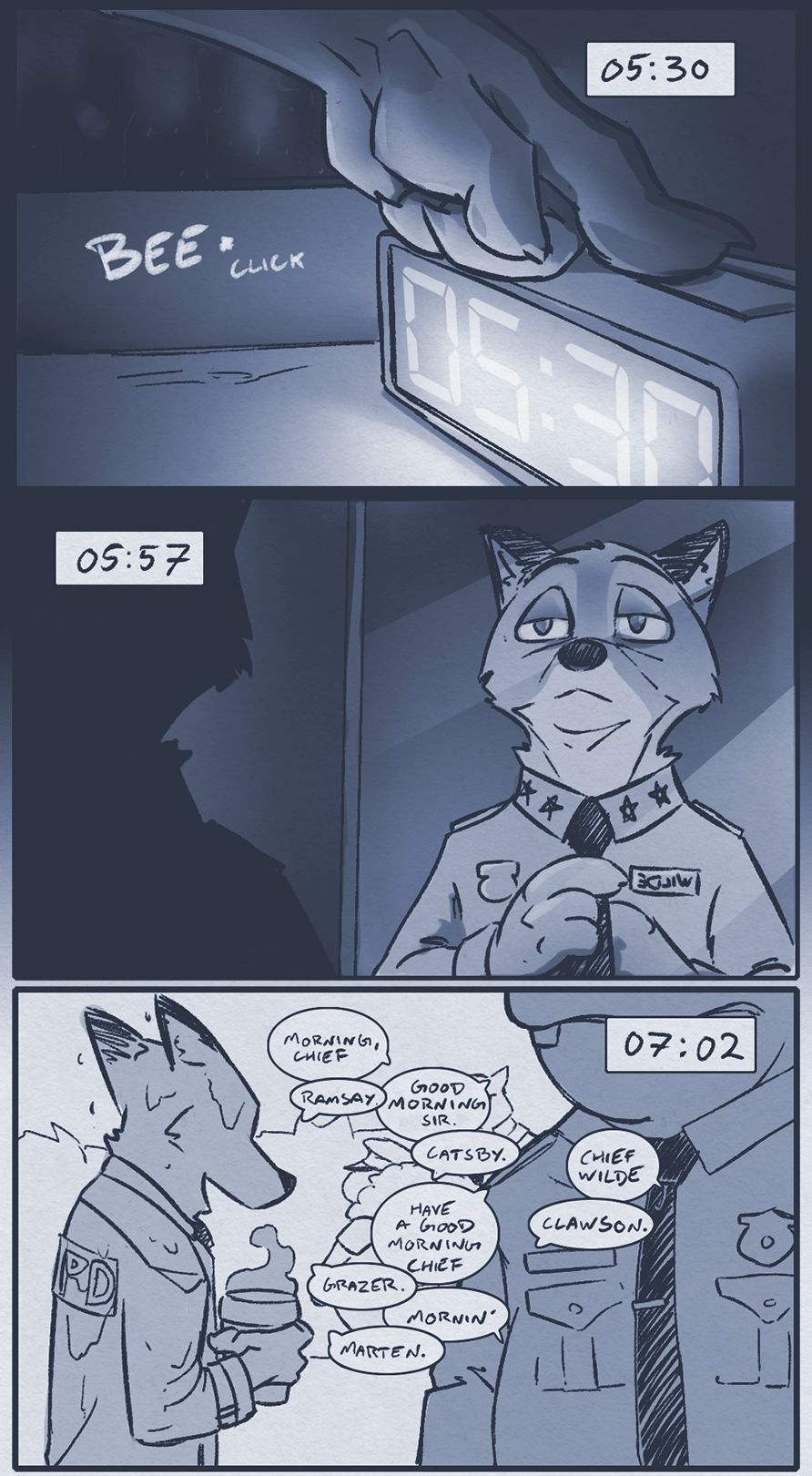 [Mead] Judy is dead AU 4 - The last day (Zootopia) 1