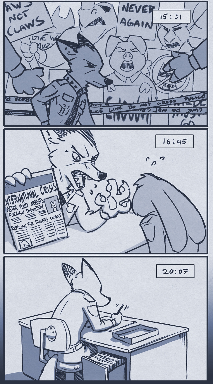 [Mead] Judy is dead AU 4 - The last day (Zootopia) 7
