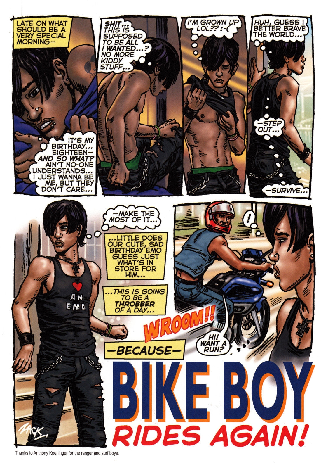 [Oliver Frey] Bike boy rides again 4