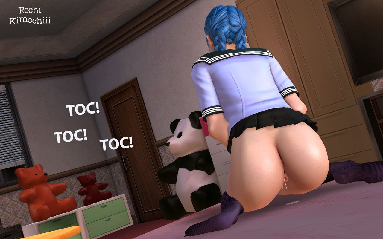 "The Gift" part 2/3 (erotic 3D) (English ver.) (Uncensored) (+18) (3d hentai animation) "Ecchi Kimochiii" 78