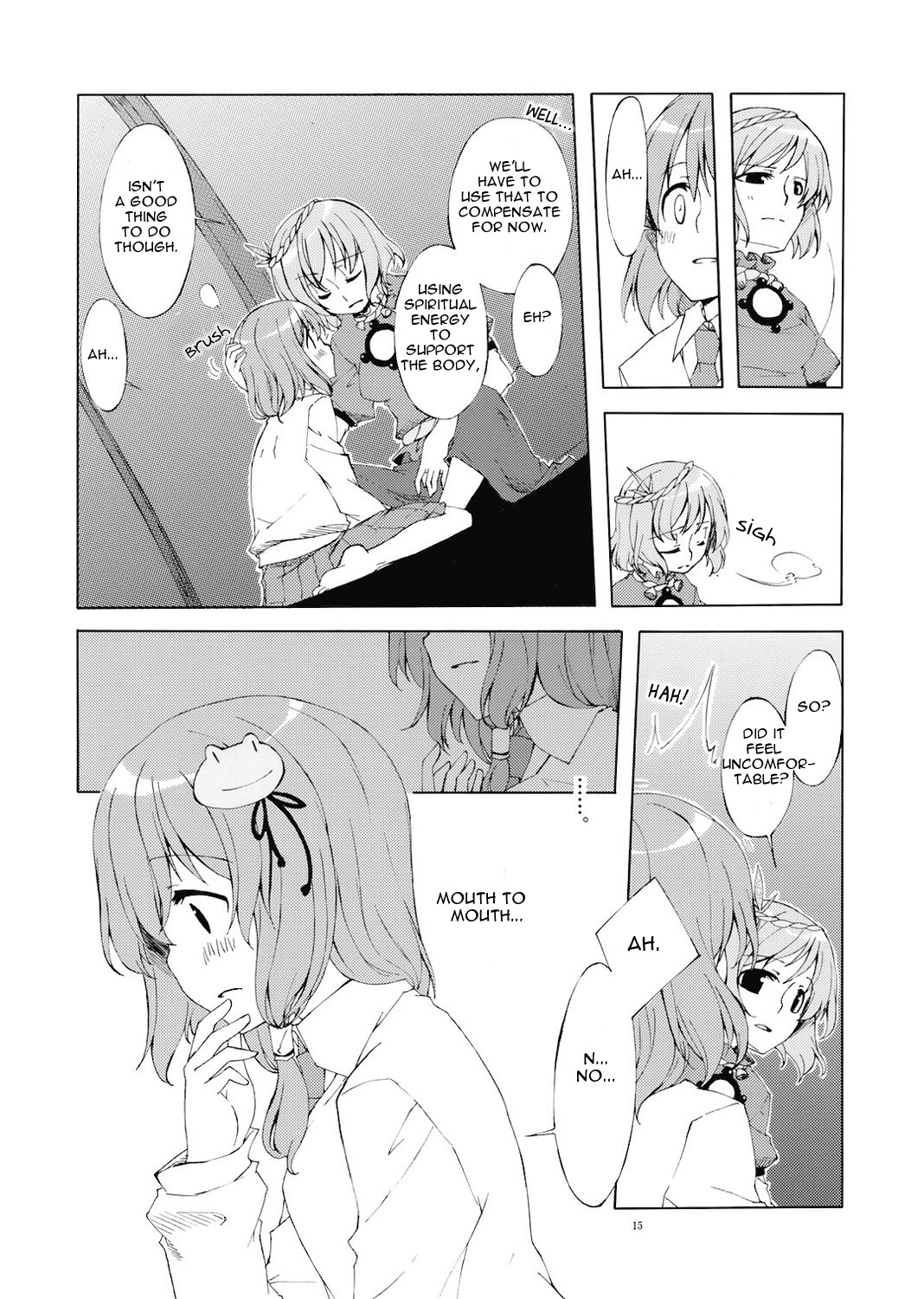 (C73) [Personal Color (Sakuraba Yuuki)] Junsuiritsu o Sukoshi dake Agete. (Touhou Project) [English] [Wings of Yuri] 15