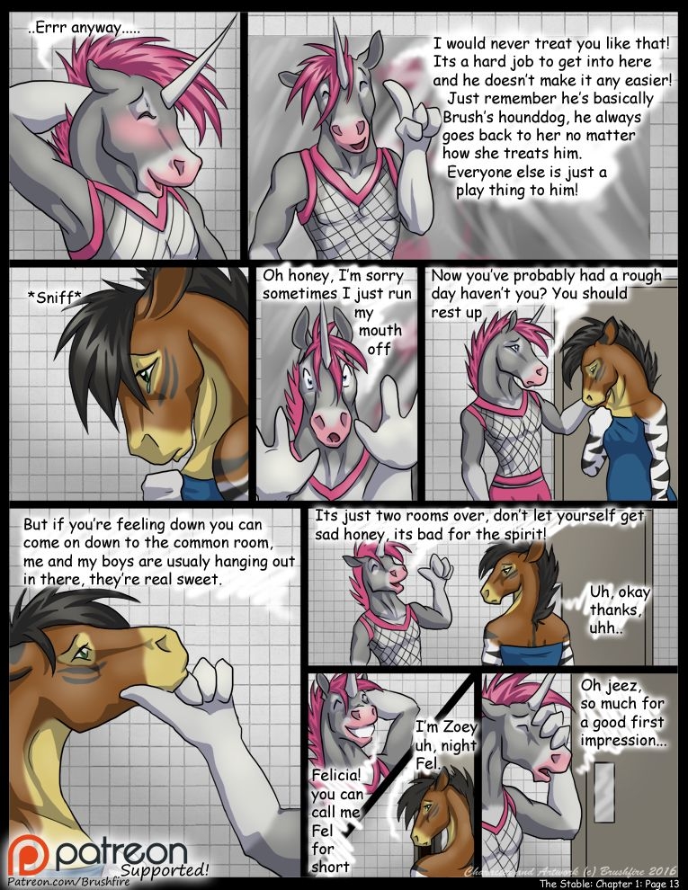 [Brushfire] The Stable Ch. 1 - Zoey's First Day 13